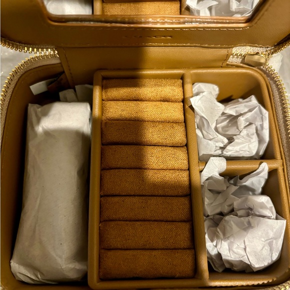 Coach Gold Jewelry Case - Picture 3 of 6